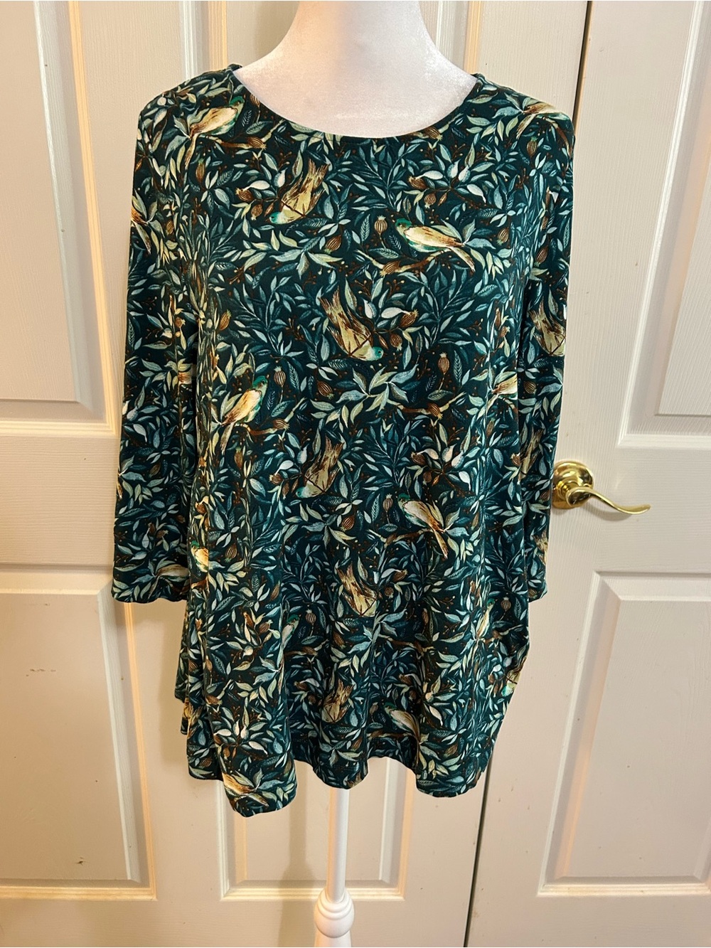 J. Jill Wearever Collection 3/4 sleeve top, Medium